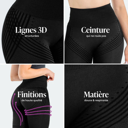 Leggings 3D Ceralia® — Lisse et Sculpte